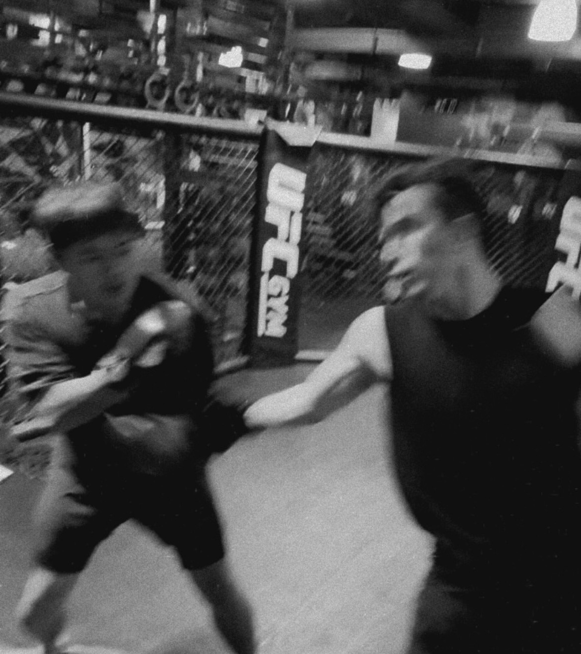 A moment during martial arts training
